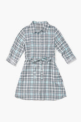 Girls Plaid Shirt Dress (Kids)