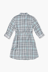 Girls Plaid Shirt Dress (Kids)