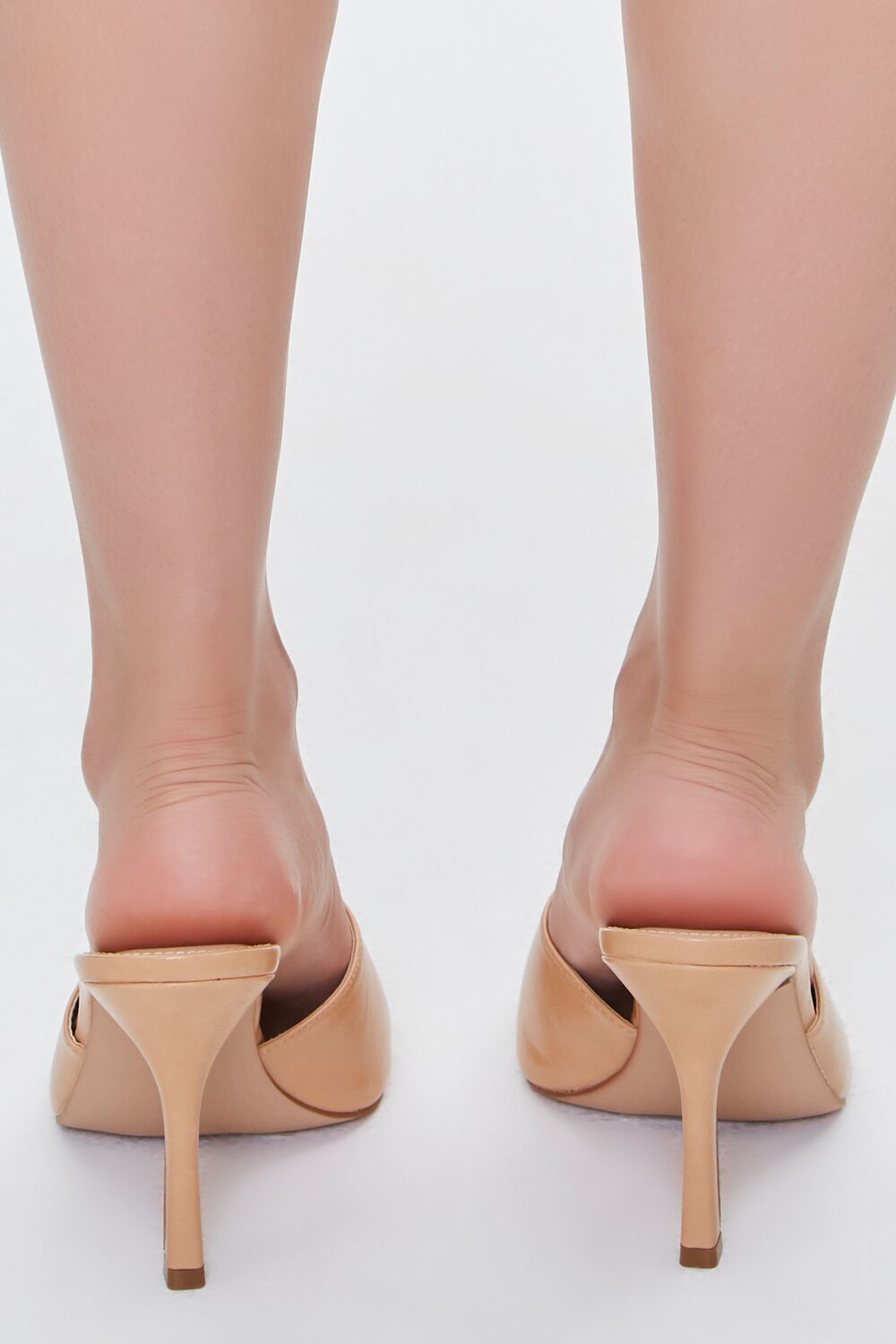 Faux Leather Stiletto Heels (Wide)