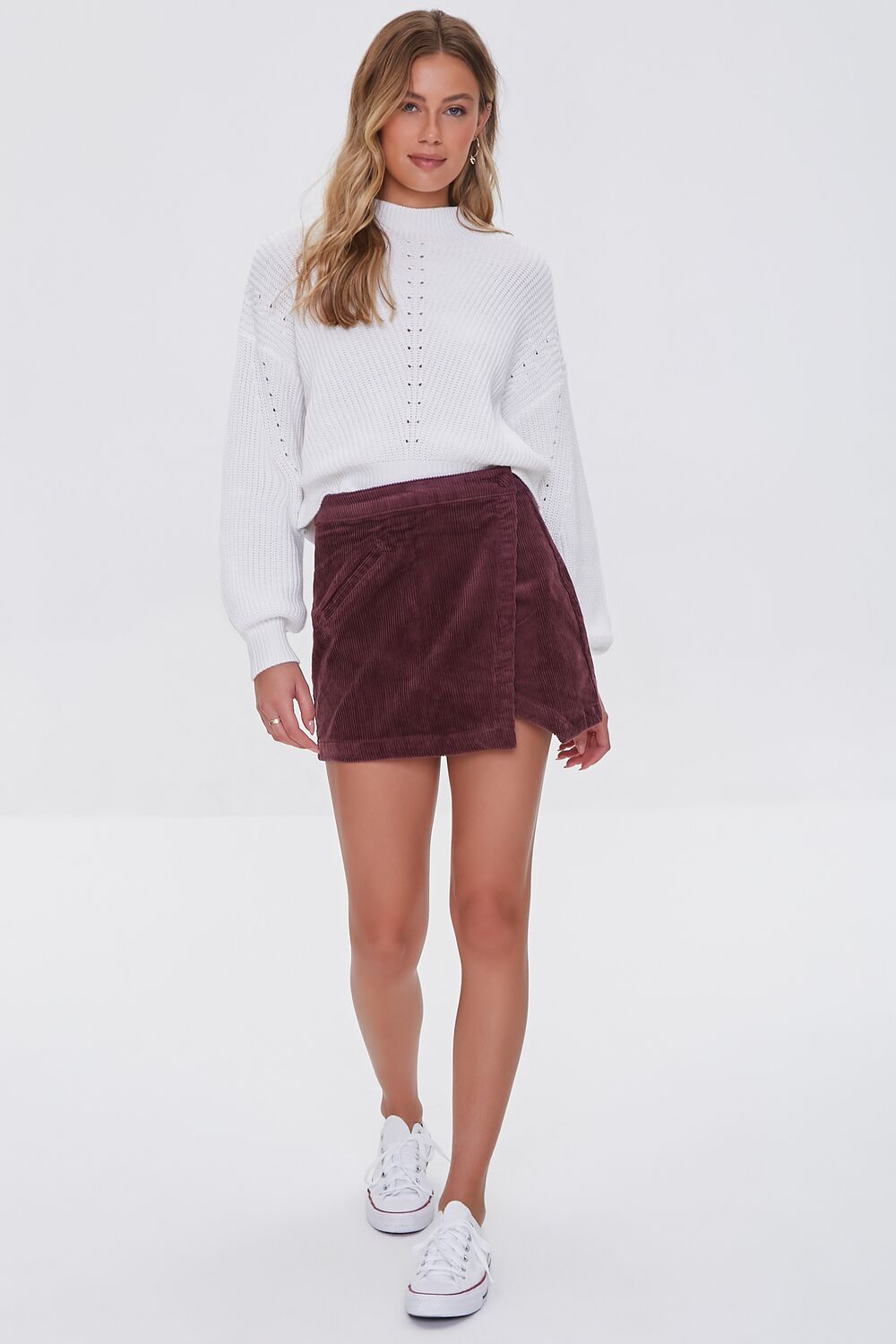 Corduroy Mini Skirt
