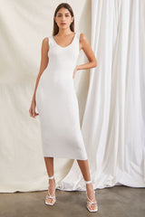 Ribbed Sweater-Knit Dress