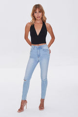 Tie-Back Halter Top