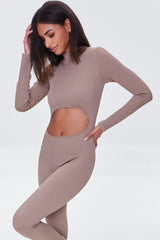 Seamless Mock Neck Jumpsuit