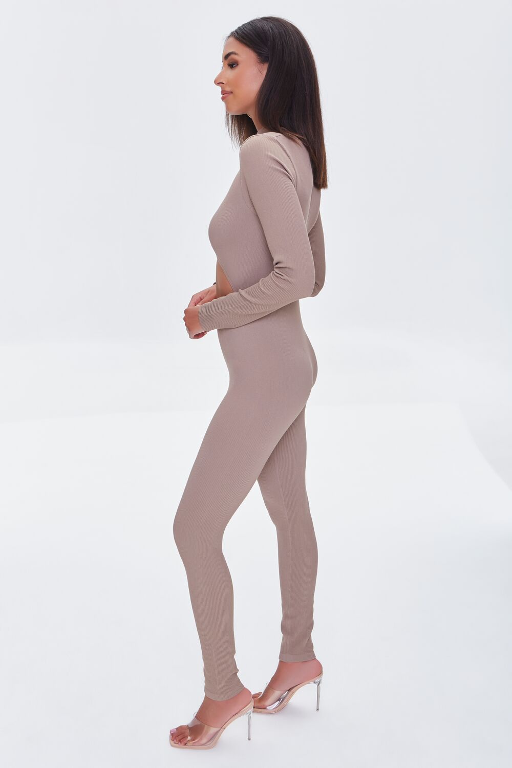 Seamless Mock Neck Jumpsuit