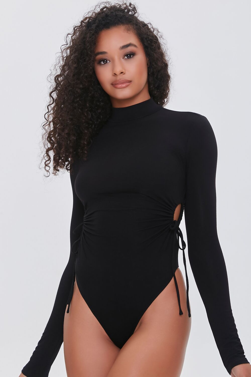 Cutout High-Leg Bodysuit