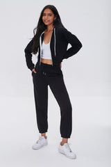 Basic Fleece Zip-Up Jacket