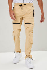 Drawstring Utility Cargo Joggers
