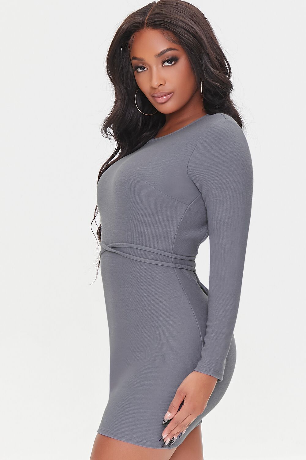 Cutout-Back Mini Dress
