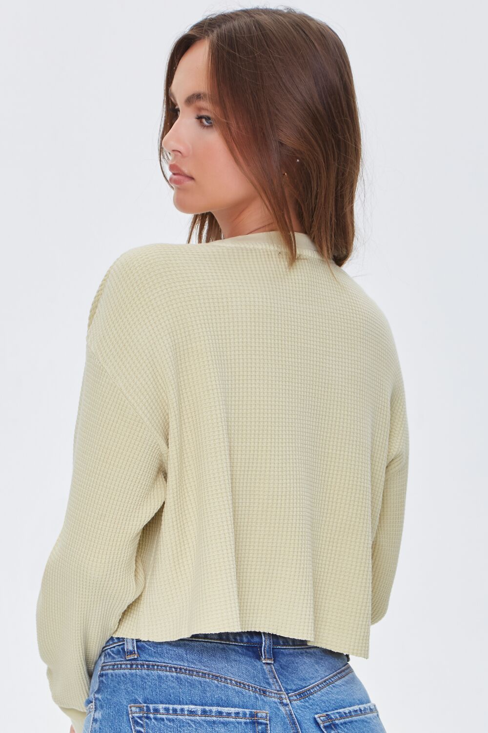 Happy Face Graphic Cropped Tee