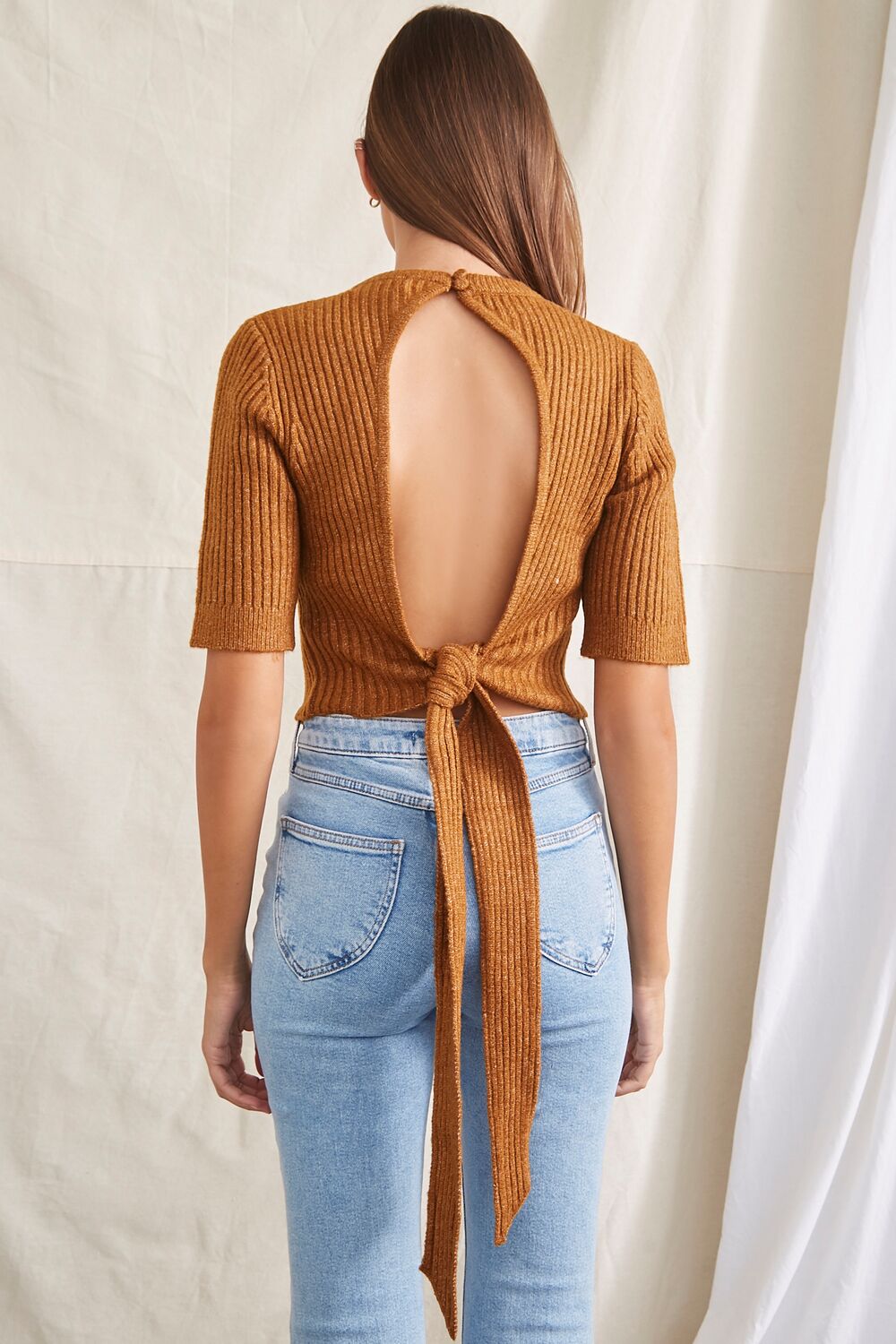 Cutout Sweater-Knit Top