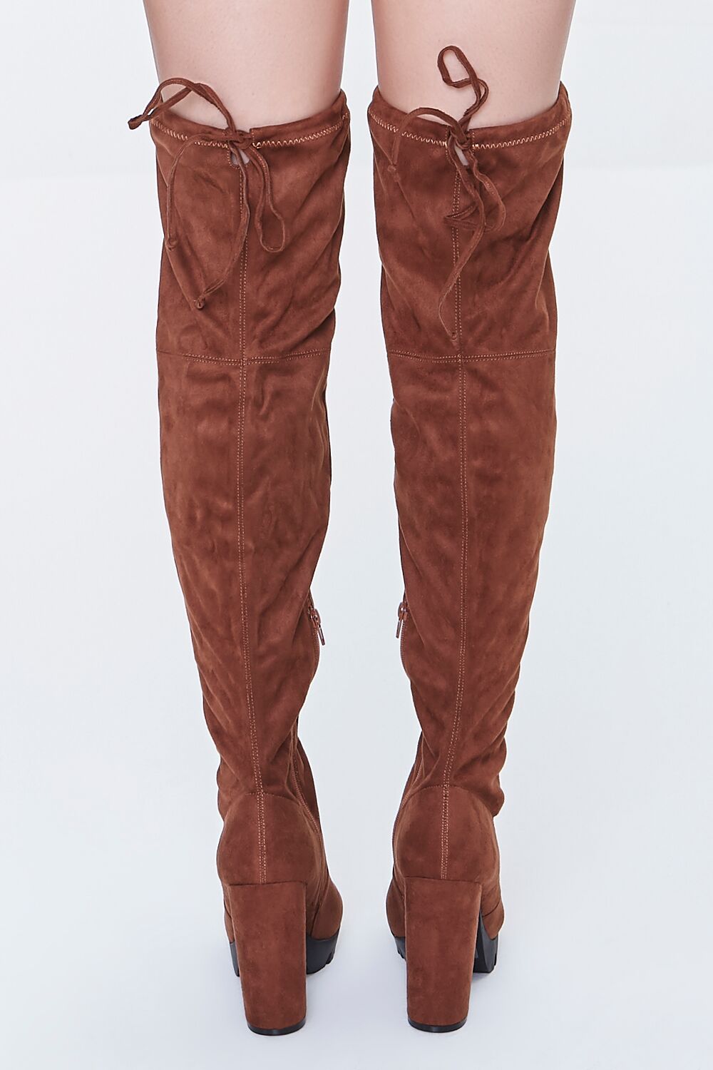 Faux Suede Over-the-Knee Boots