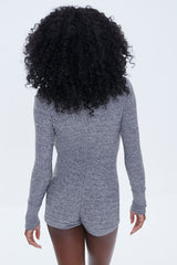Ribbed Lounge Romper