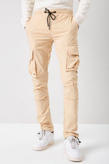 Drawstring Utility Cargo Joggers