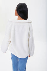 Faux Shearling Zip-Up Jacket