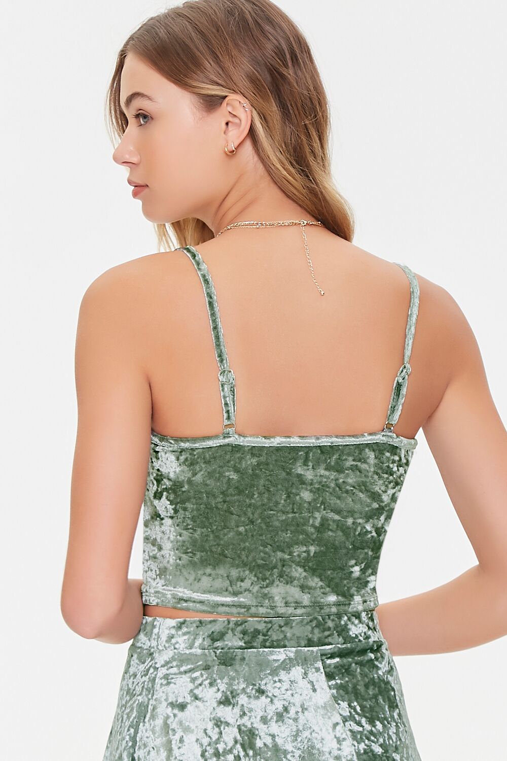 Velvet Cropped Cami