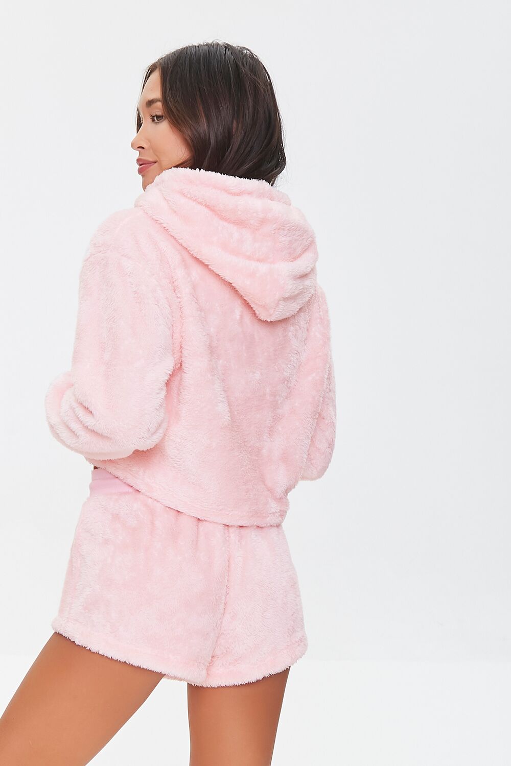 Plush Drawstring Lounge Hoodie