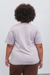 Plus Size Embroidered Pantone Crew Tee