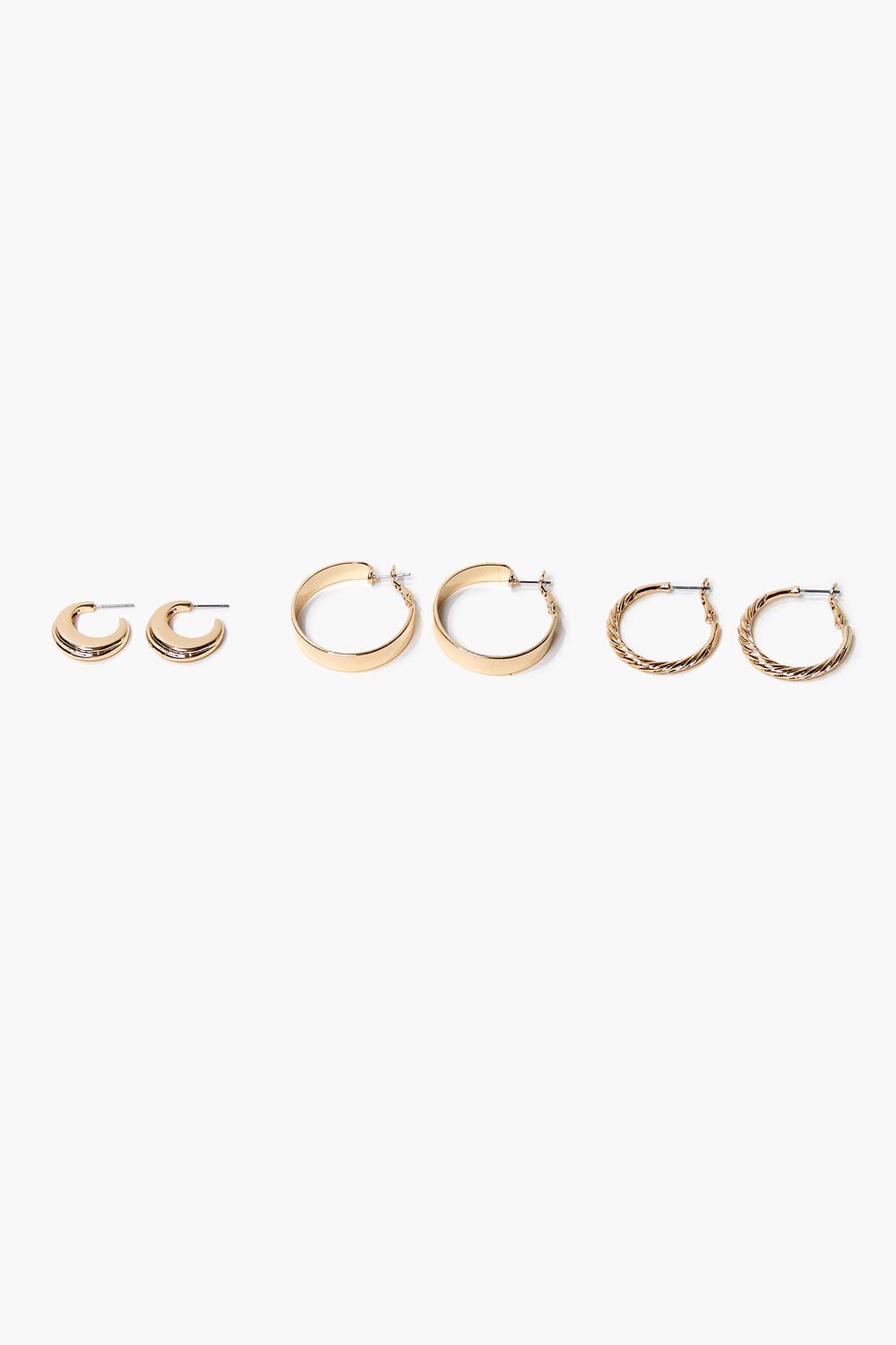 Twisted Hoop Earring Set