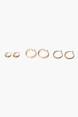 Twisted Hoop Earring Set