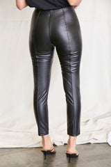 Faux Leather Ankle Pants