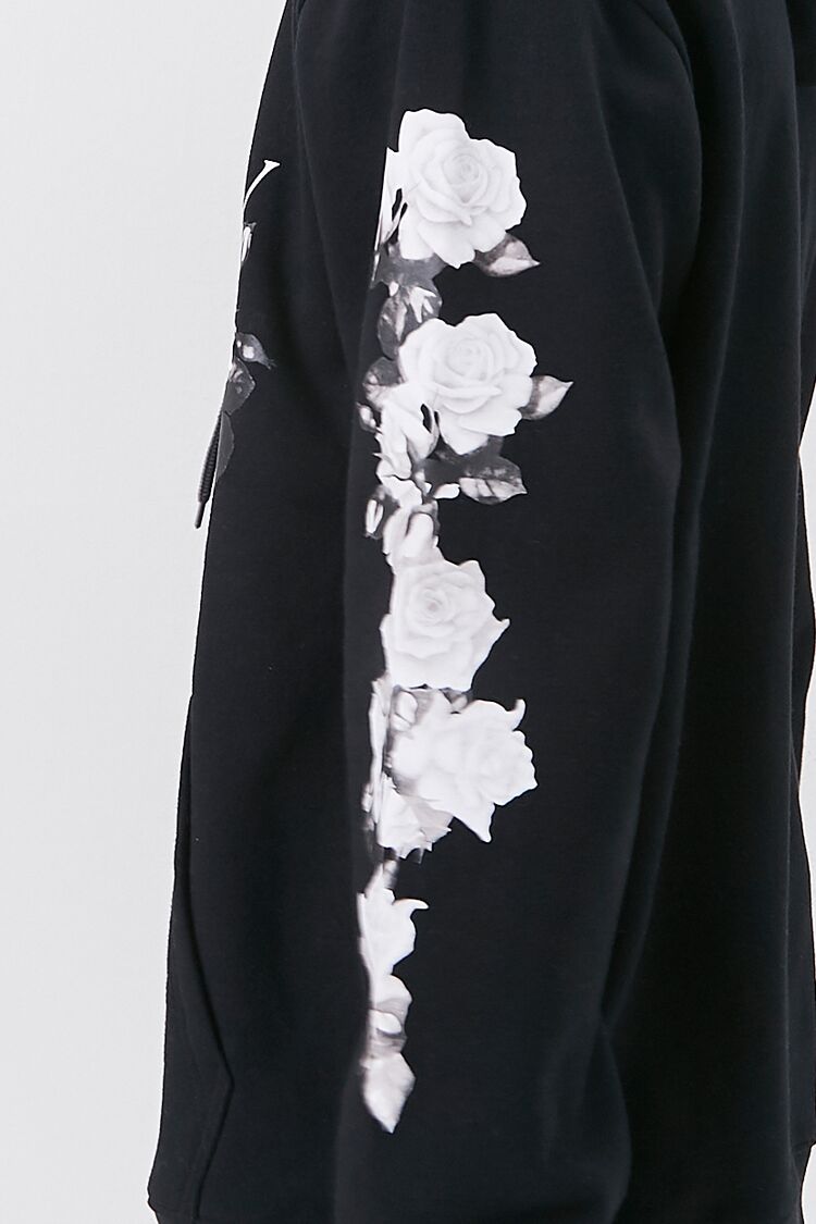 Heavenly Floral Print Hoodie