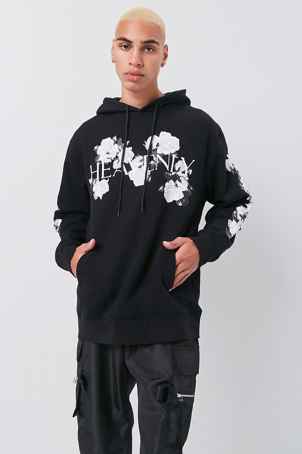 Heavenly Floral Print Hoodie