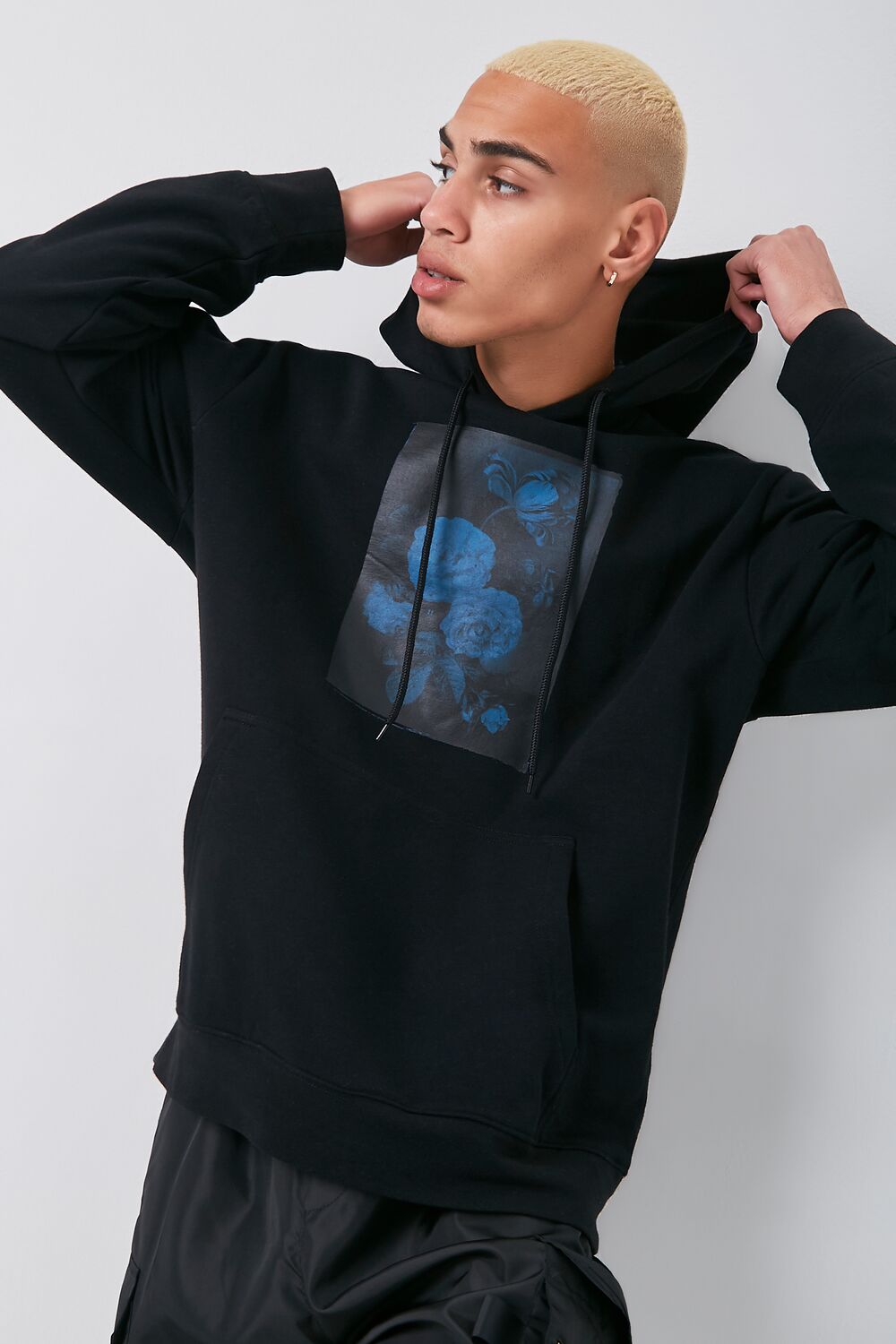 Flower Painting Graphic Hoodie