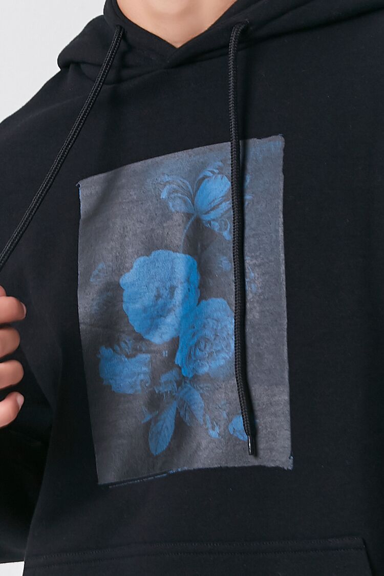 Flower Painting Graphic Hoodie