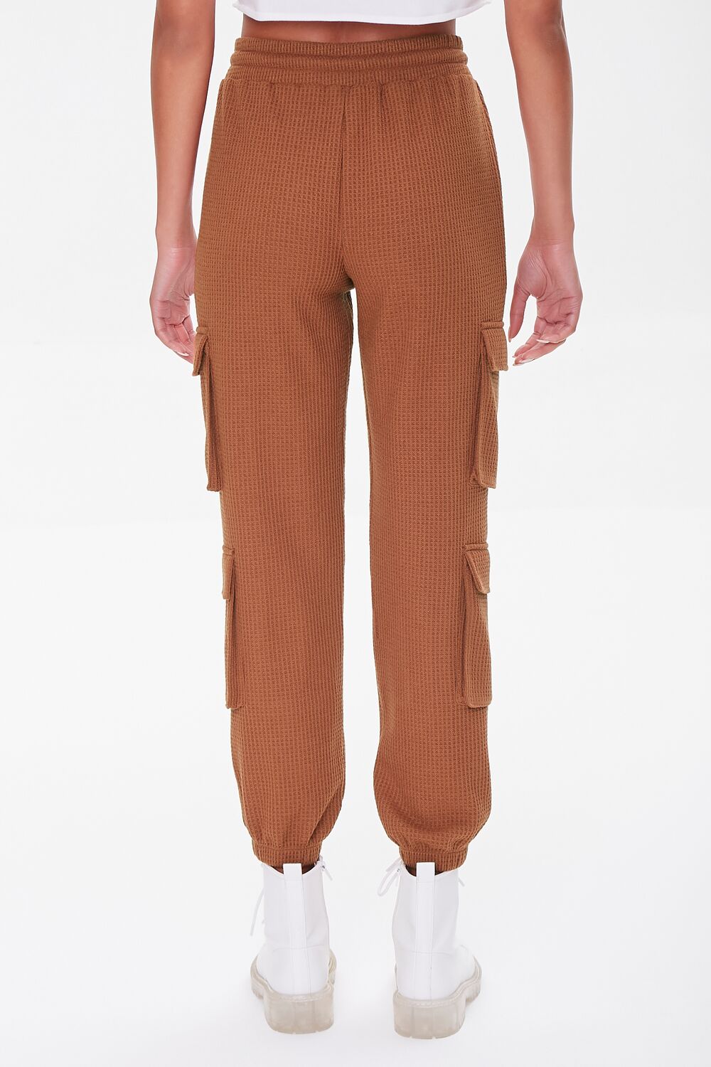 Waffle Knit Cargo Joggers