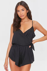 Satin Lingerie Romper
