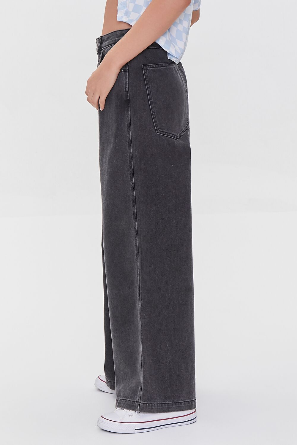 Wide-Leg High-Rise Jeans
