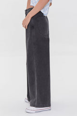 Wide-Leg High-Rise Jeans