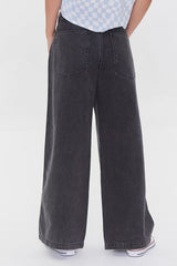 Wide-Leg High-Rise Jeans