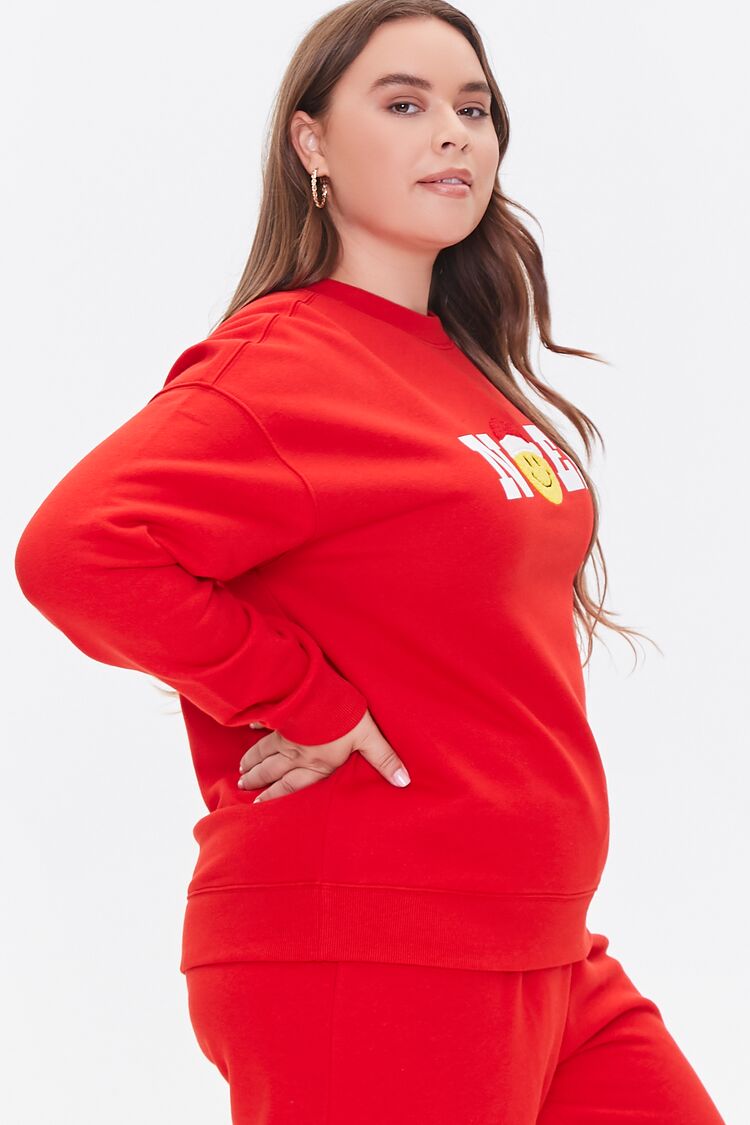 Plus Size Fleece Noel Pullover