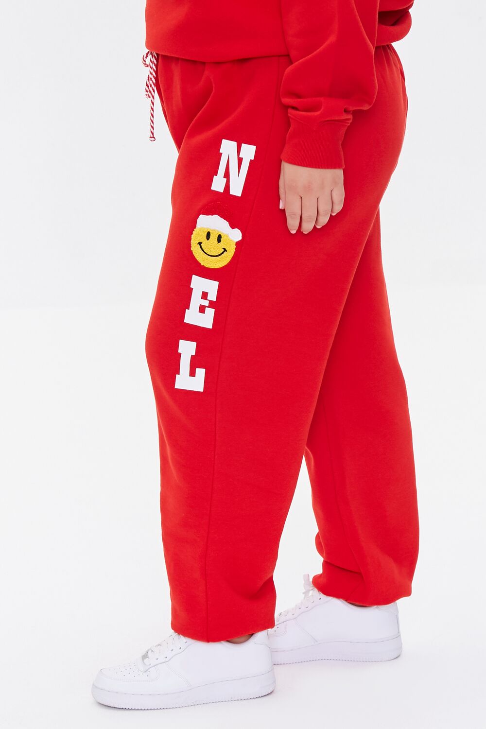 Plus Size Fleece Noel Joggers