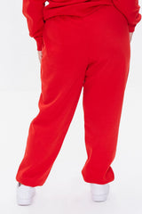 Plus Size Fleece Noel Joggers