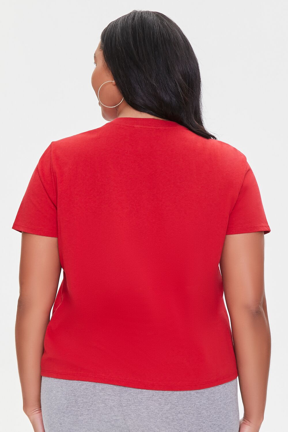 Plus Size Organically Grown Cotton Graphic Tee