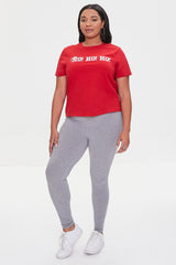Plus Size Organically Grown Cotton Graphic Tee