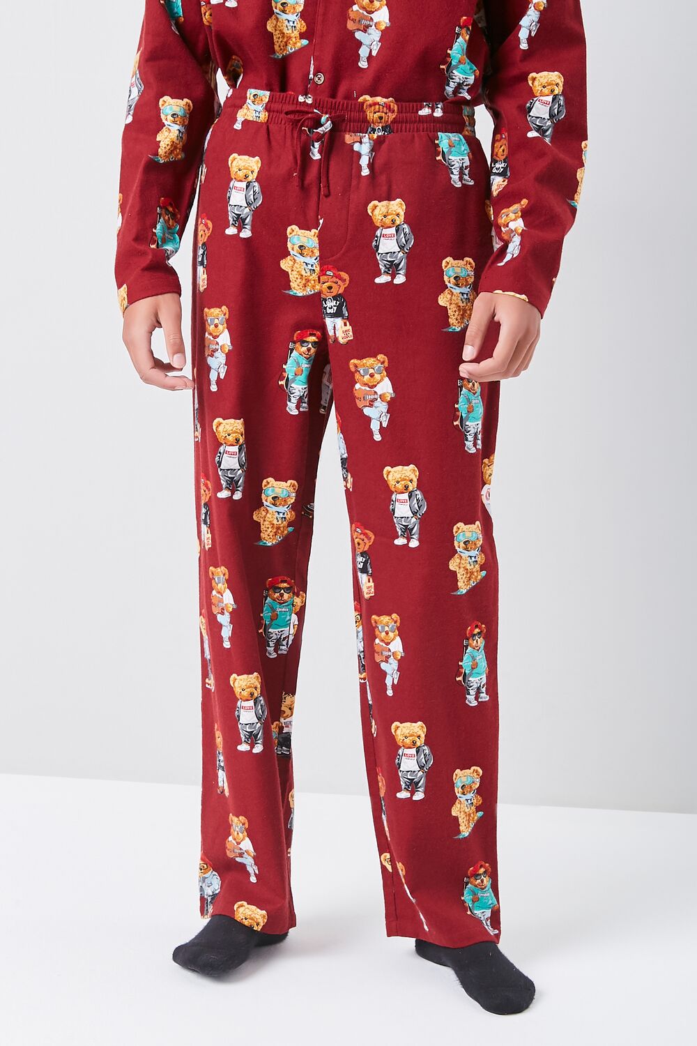 Teddy Bear Print Pajama Pants
