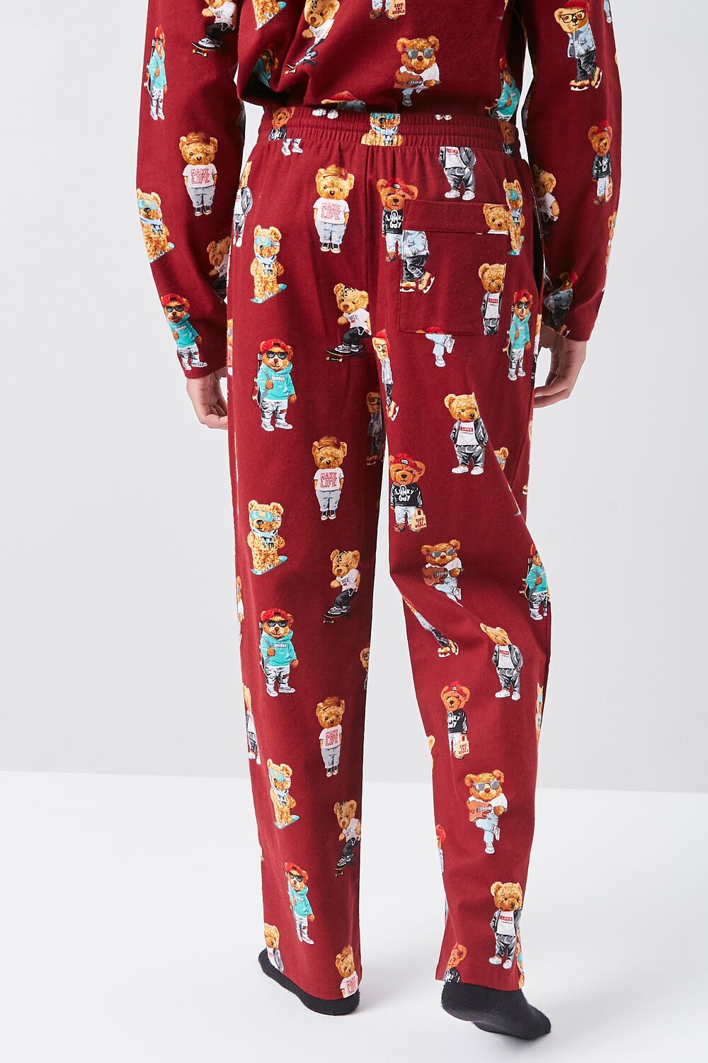 Teddy Bear Print Pajama Pants