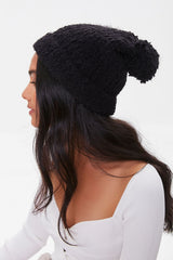 Faux Fur Pom Pom Beanie