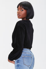 Rhinestone Butterfly Pullover