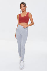 Seamless Ribbed Sports Bra