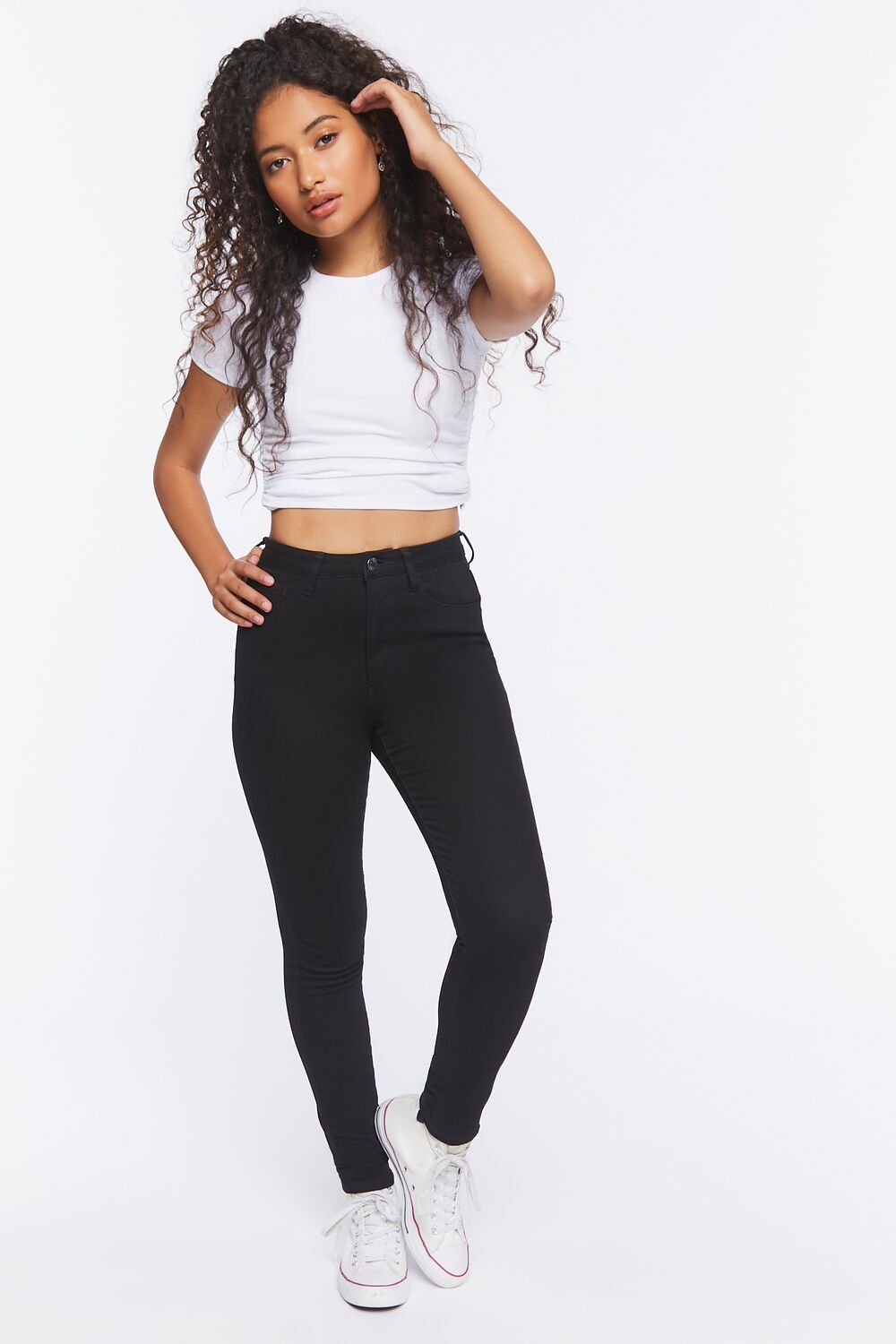 Stretch High-Rise Skinny Jeans