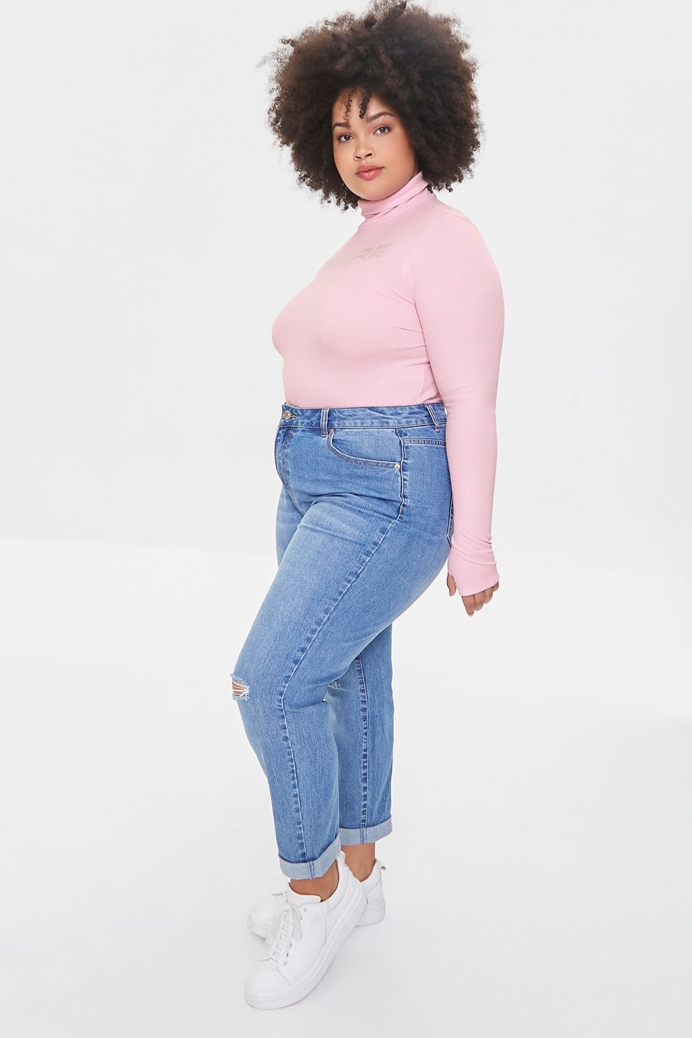 Plus Size Rhinestone Desire Bodysuit