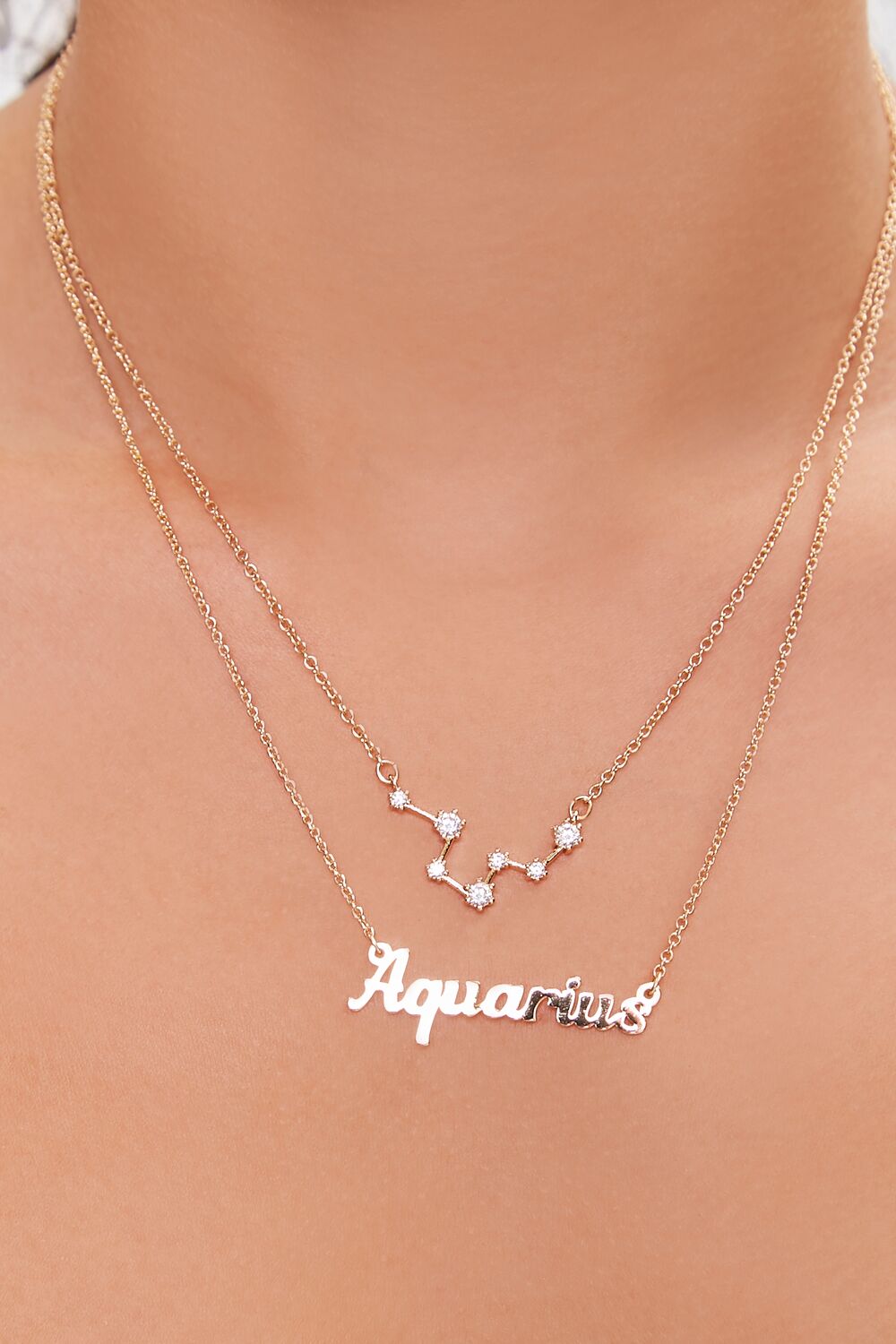 Zodiac Pendant Layered Necklace