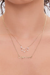 Zodiac Pendant Layered Necklace