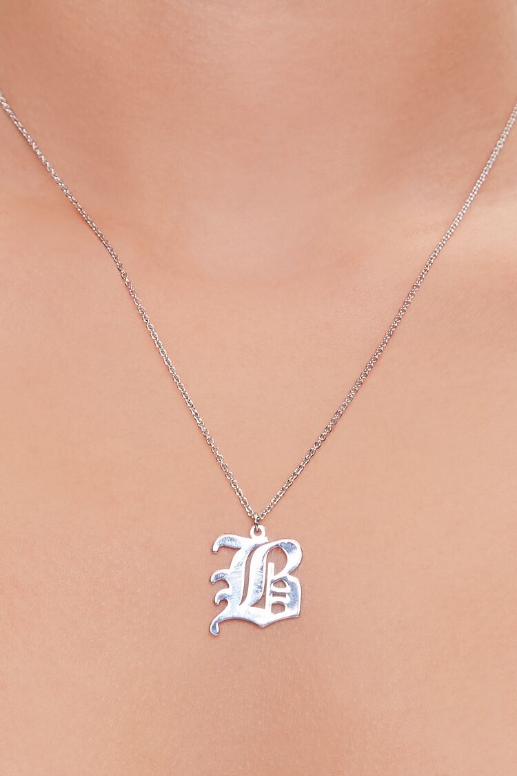 Initial Pendant Chain Necklace