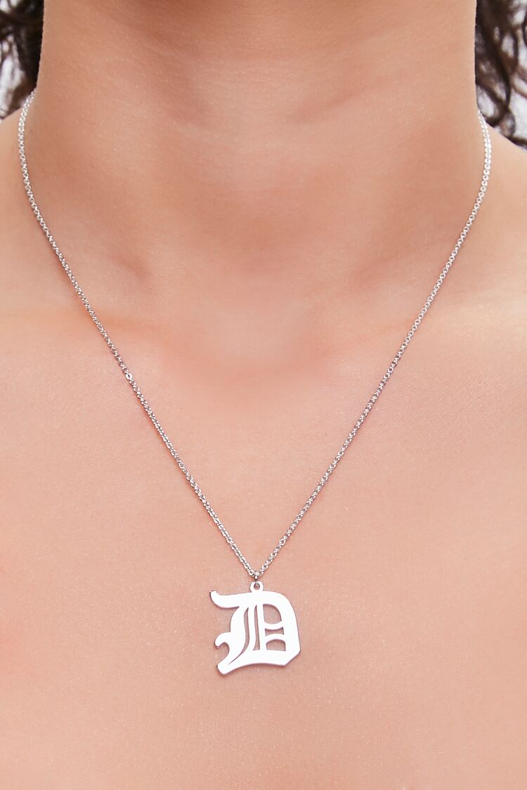 Initial Pendant Chain Necklace
