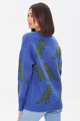 T-Rex Print Sweater